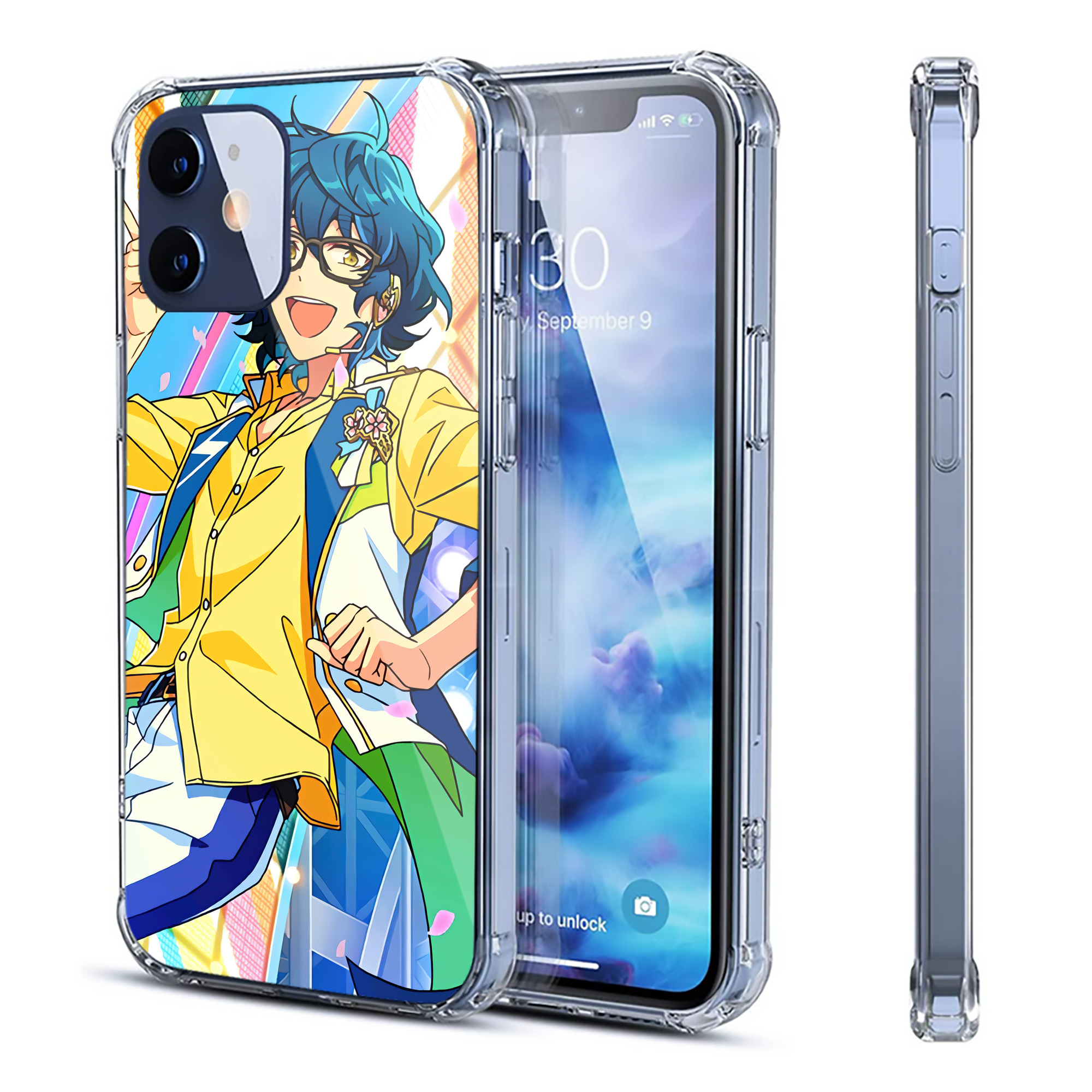 （画像用） あんさんぶるスターズ! Ensemble Stars 【iPhone 12シリーズ対応】透明スマホケース（クリアソフトケース）